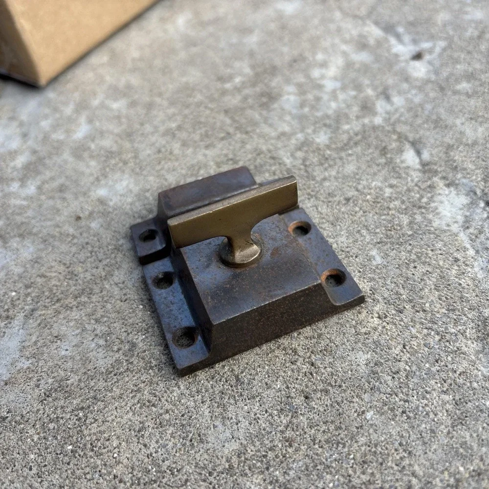 Vintage Cupboard Cabinet Door Latch Jelly Rustic Metal Turn